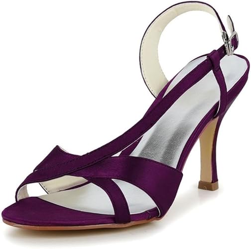 purple wedding shoes low heel