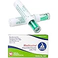 Dynarex Medicaine Sting & Bite Ampules - Bug Bite Itch Relief with 20% Benzocaine USP & 1% Menthol USP Liquid Formula for Pain, Itching, Irritation - .02 fl. oz. Each, Box of 10