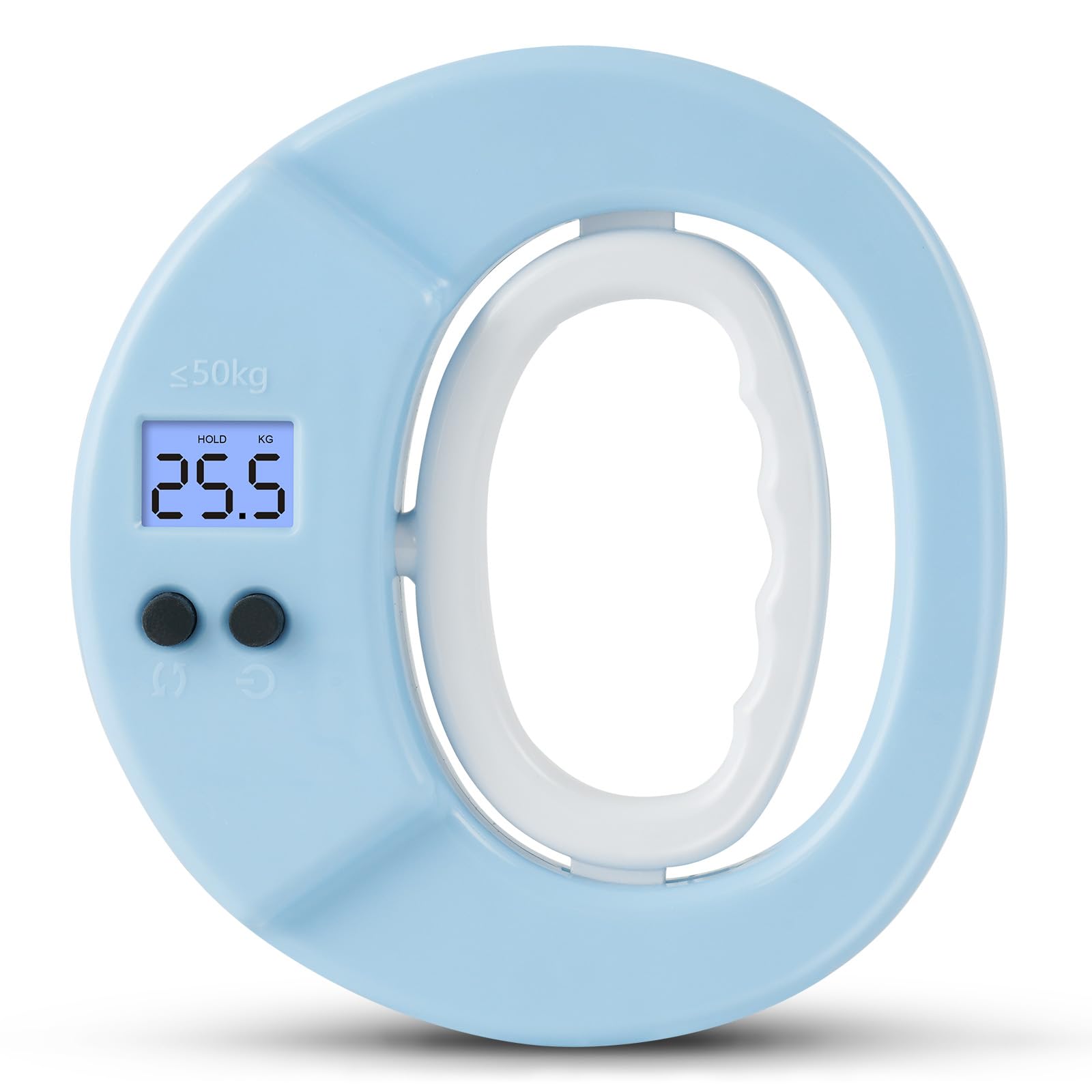 OSDUE Grip Strength Trainer for Kids, 110lbs/50kg Hand Dynamometer Grip Strength, Electronic Hand Strengthener Exerciser with LCD Display for Sport Home School Use