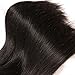 QinMei Brazilian Straight Hair 3 Bundles With Closure 4×4 Lace Closure With Bundles 100% Unprocessed Virgin Straight Human Hair Extensions Swiss Closure Weave Weft Natural Color (12 14 16 +10 Closure)