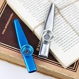 kuou 6Pcs Metal Kazoo Musical Instruments Multi Pack Set Kids Gift view 5