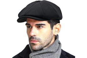 PANPACSIGHT Fashion Men’s Classic Newsboy Gatsby Hat Blend Wool Vintage Flat Ivy Cabbie Cap Boyfriend Gifts(Medium/Large/X-Large)