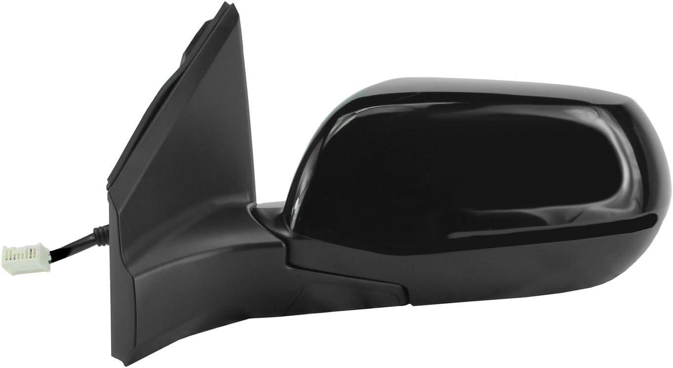Fit System Driver Side Mirror for Honda CR-V EX Model, Textured Black w/PTM Cover, Foldaway, Power