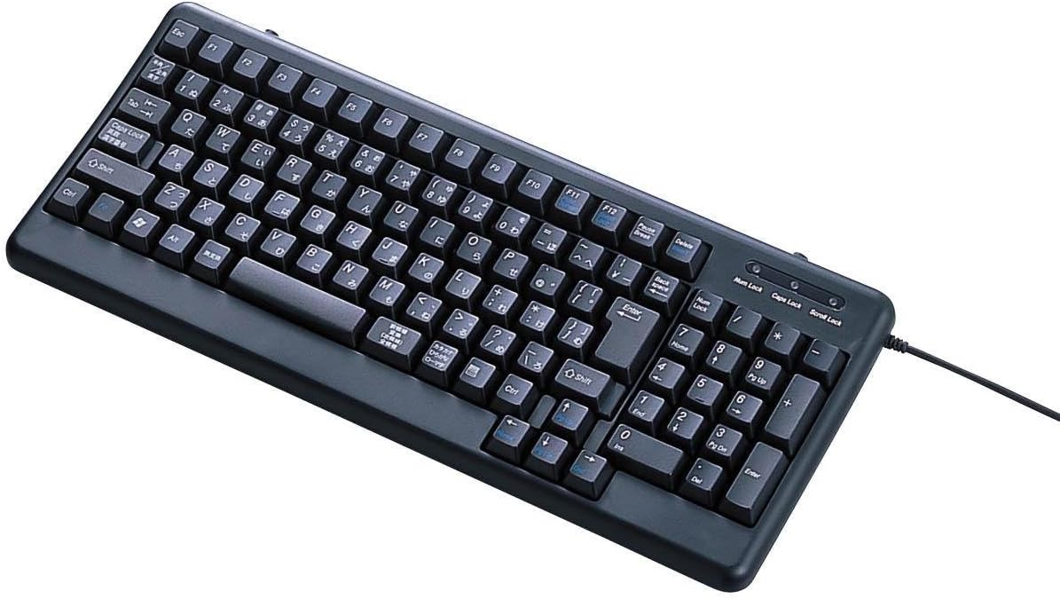 Amazon キーボード USB&PS/2接続 メンブレン式 日本語101キー ブラック TK
