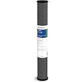 Pentair Pentek C1-20 Carbon Water Filter, 20-Inch, Whole House Dual Purpose Powdered Activated Carbon-Impregnated Cellulose Replacement Cartridge, 20" x 2.5", 5 Micron