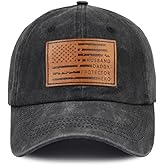 Xpayzere Husband Daddy Protection Hero Hat for Men, Adjustable Leather Patch Dad Baseball Cap