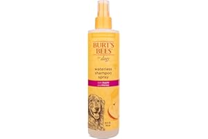 Burt's Bees for Pets Waterless Shampoo Spray for Dogs with Apple and Honey, 99.1% Natural Origin Formulas, Waterless Dog Shampoo - Gentle Dry Shampoo for Dogs, Best Dog Shampoo, 10 oz