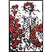 Sunshine Joy Grateful Dead 3D Bertha Skeleton and Roses Tapestry Wall Art Beach Sheet Huge 60x90 Inches - Amazing 3D Effects