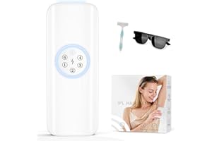 BAVILY Laser Hair Removal for Women Men, IPL Hair Removal Device at Home, Painless Hair Remover for Facical Body Bikini Legs Armpits 6 Levels & 2 Modes Permanent Electrolysis Epilator