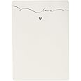 Gartner Studios Script Love Invitation, Includes 5” x 7” Invitations, 3.5” x 5” RSVP, Envelopes 50 Count, white (14277)