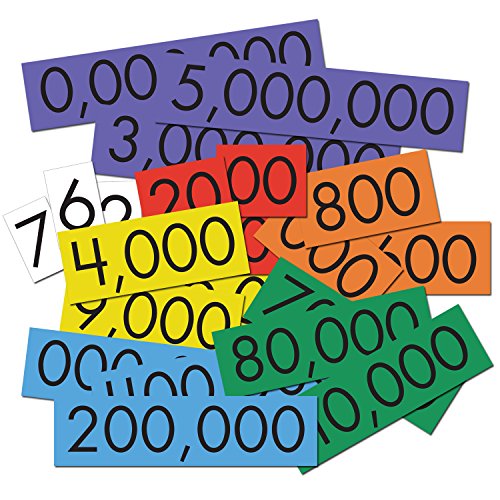 Essential Learning Products 7 Whole Numbers Place Value Cards Set 7