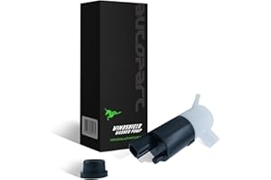 tostmolt 1pc 12V Windshield Washer Fluid Pump Motor w/Grommet For F150 F250 F350 F450 F550 Ranger Transit Connect Fusion MKZ MKS Continental Taurus Fiesta Police Sedan Viper Ram Cirrus Neon & Multi