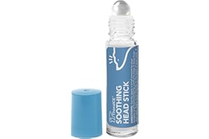 TheraICE Soothing Head Stick 10 ml (.33-Oz) Essential Oil Roll on Aromatherapy: Peppermint, Spearmint, Lavender, Chamomile, Rosemary, Eucalyptus. Metal Roller. USA Made