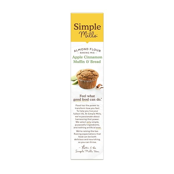 SIMPLE MILLS APPLE CINNAMON MUFFIN & BREAD MIX, 9 OZ