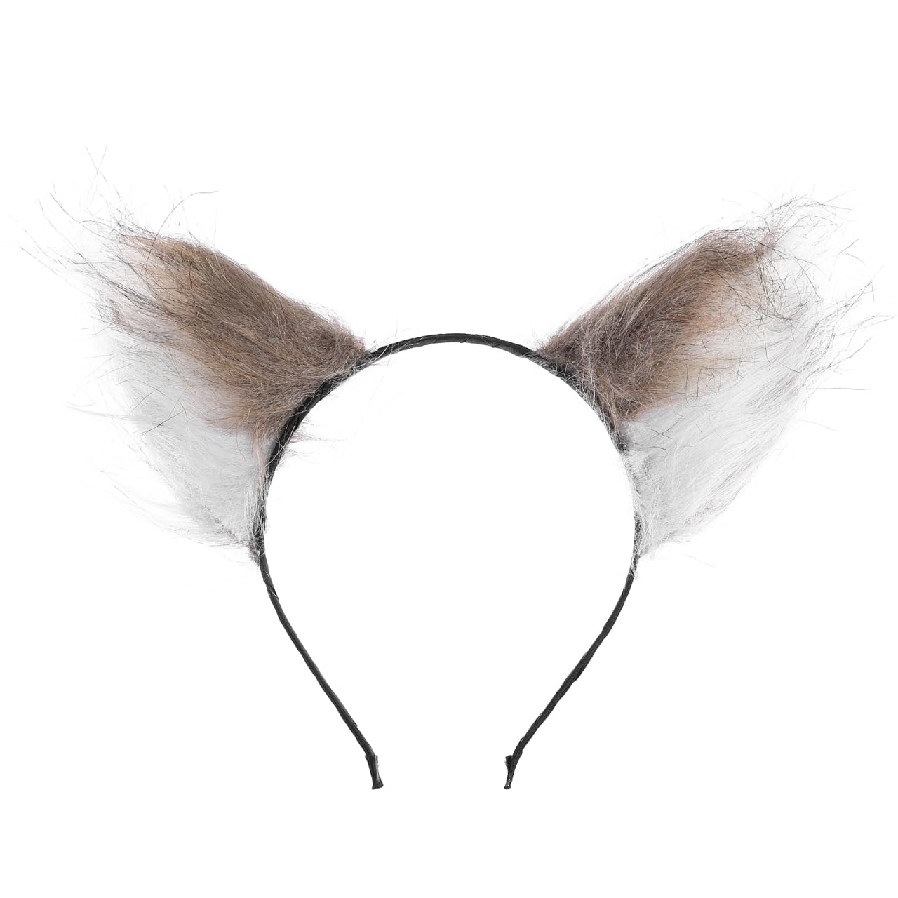 WOONEKY Foxes Ear Modeling Headband Delicate Party Hair Accessory for Cosplay Creative Fox Animal Ear Design for Girls Attractive Head Decor for Night Parties and Gatherings