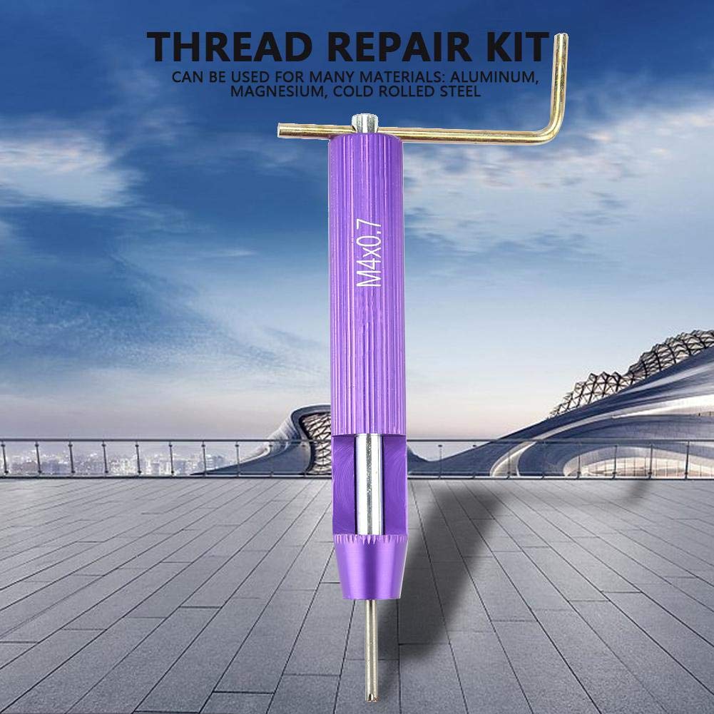Tap Drill Insert, M40.7 Screw Threaded Inserts Repair Tool Set Wire Insert Installation Kit Nail Thread Repair Tool Kit: Industrial & Scientific