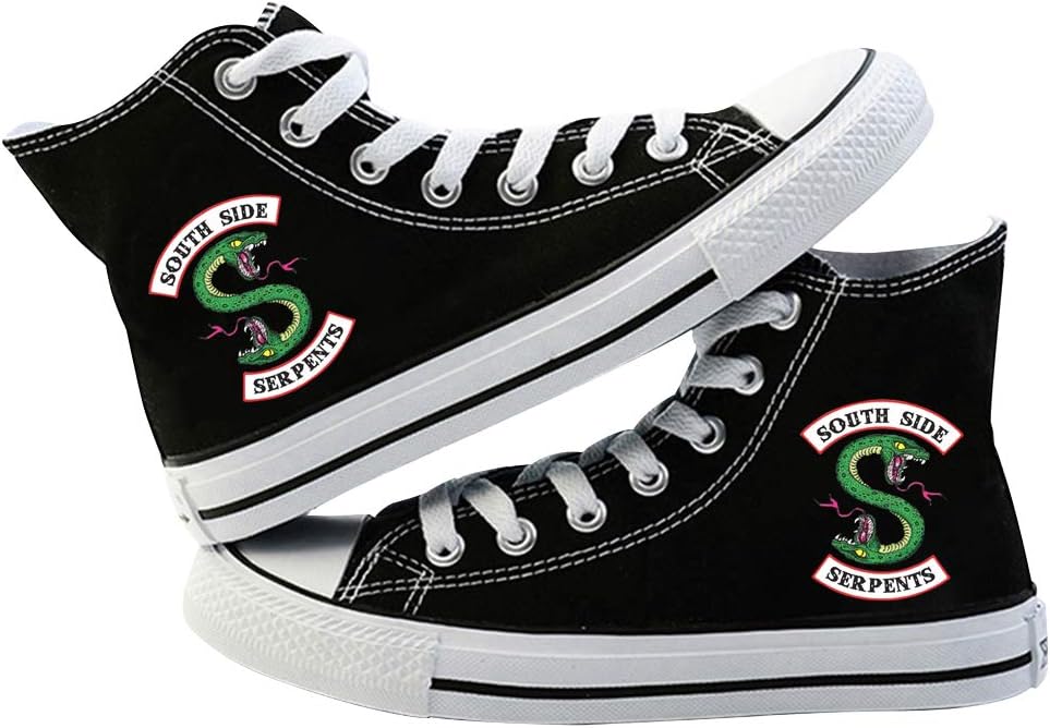 SISAY Riverdale Merchandise Southside Serpents Canvas Shoes Lace up