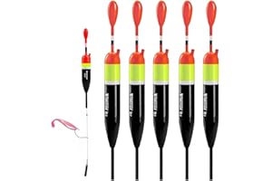 THKFISH Fishing Bobbers Fishing Floats and Bobbers Slip Bobbers for Fishing Balsa Floats Crappie Fishing Bobbers 1/6oz(3.47"X