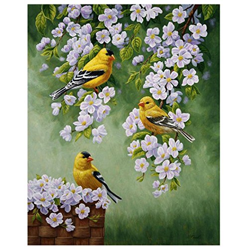 DEESEE(TM) 5D Flower Diamond Rhinestone Pasted Embroidery Painting Cross Stitch Home Decor (G(25Ã—30cm))