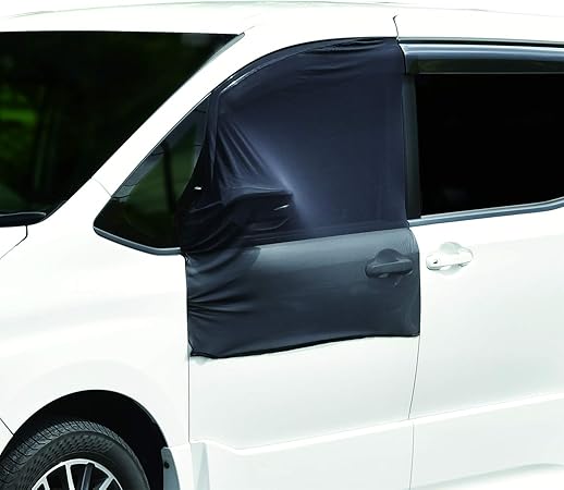 Amazon セイワ Seiwa 車用 防虫ネット 楽らくマグネット フロントドア専用 Imp038 2枚入り メッシュ Amazon Co Jp 限定 車 バイク 車 バイク