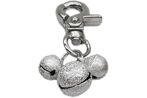 Mirage Pet Products Lobster Claw Bell Charm for Pets, Silver