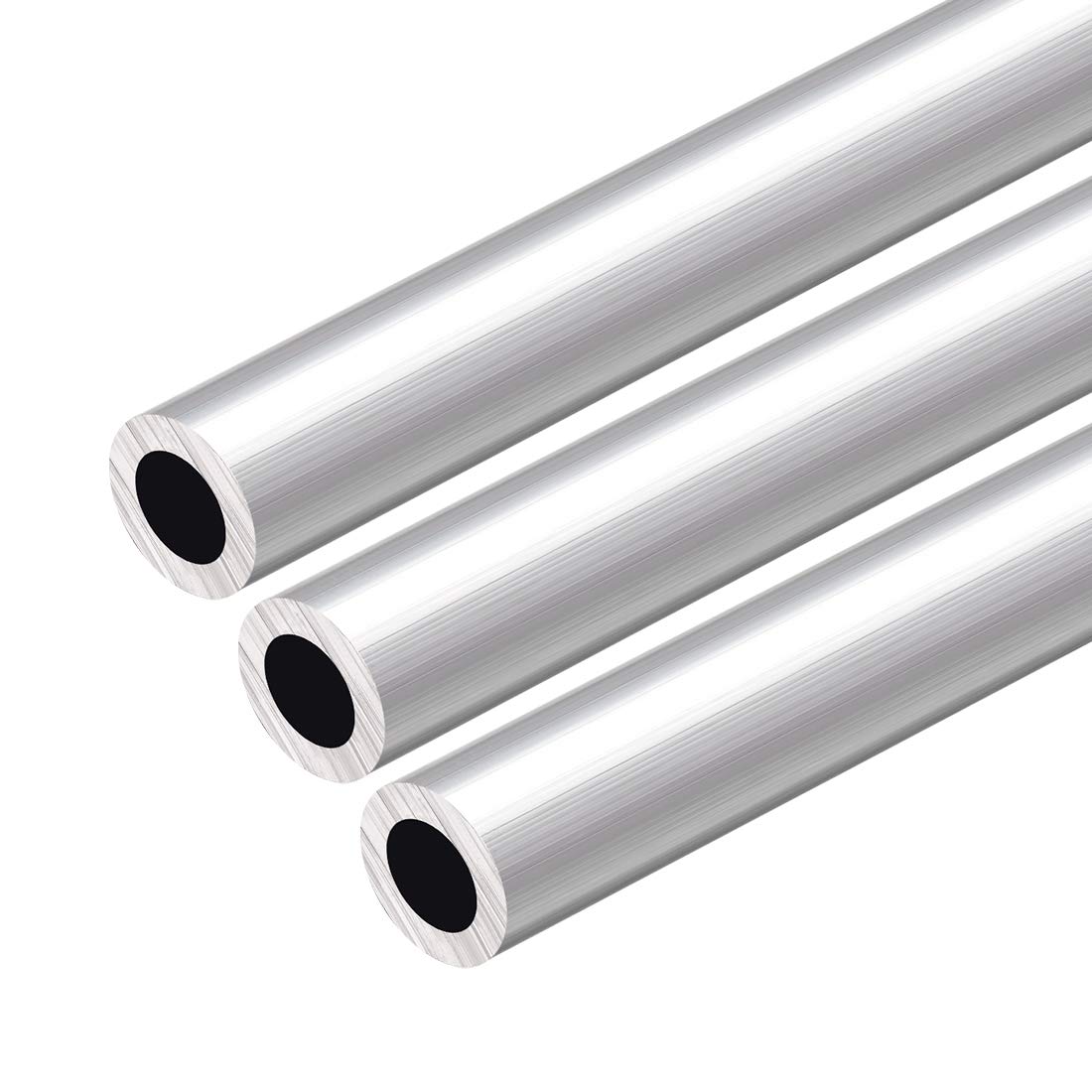 uxcell 6063 Aluminum Round Tube 300mm Length 20mm OD 18mm Inner Dia
