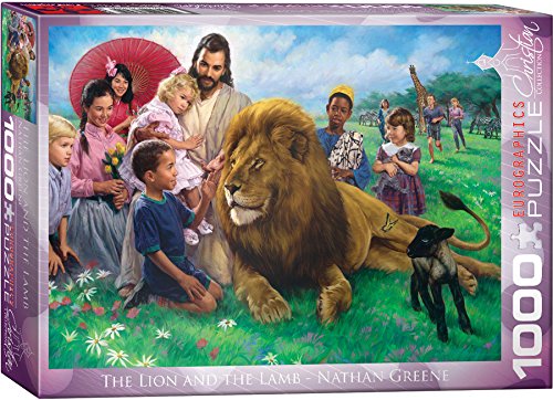 EuroGraphics The Lion and the Lamb by Nathan Greene 1000-Piece Puzzle