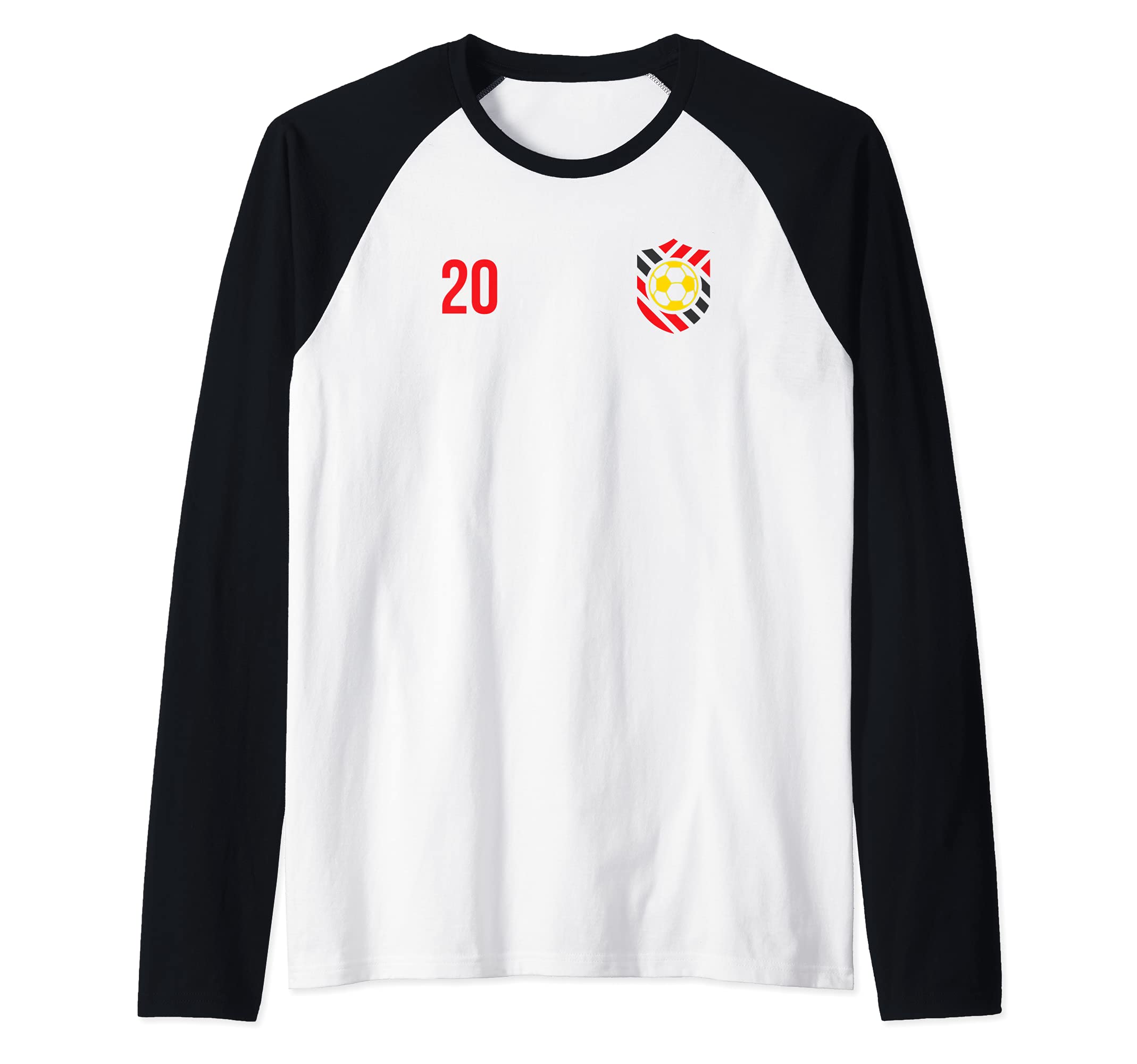 Flag Belgium Raglan Baseball Tee