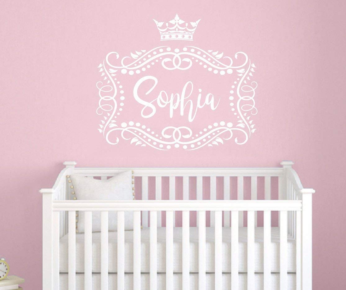 baby girl name wall decor