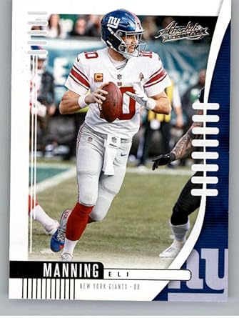 eli manning jersey card