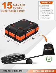 FIVKLEMNZ Car Rooftop Cargo Carrier Roof Bag