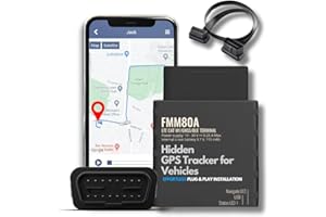 Transpoco GPS Tracker for Vehicles – Real-Time OBD Tracking | No Activation Fees | 4G LTE Connectivity | Geofencing & Alerts 