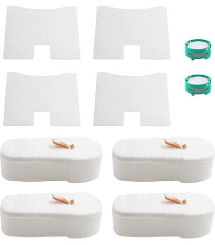 Ersatzfilter Für Shark Staubsauger – 4 Schaumstoff- & 4 Filzfilter, Passend Für HZ600, HZ700 Uvm.