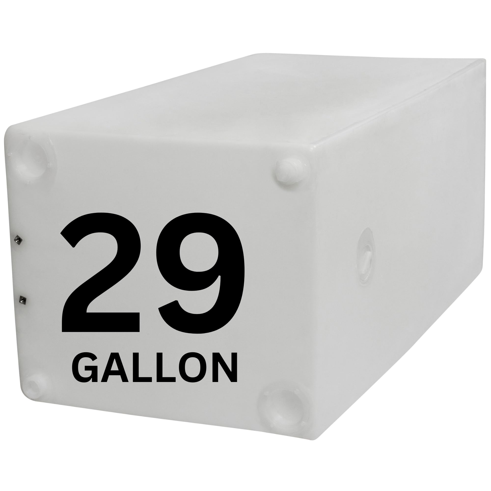 Photo 1 of 29 Gallon RV Fresh Water Tank, Potable Water Storage Tank for Drinking, Cooking, Cleaning, Showering, for Campers, Trailers, Motorhomes, RVs, Cube Shape, 32" x 16" x 14" (WT-5077)