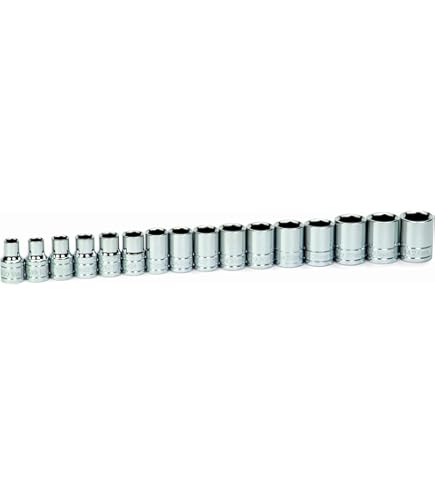 Williams 32943 16-Piece 1/2-Inch Drive Metric Shallow 6