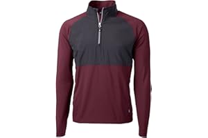 Cutter & Buck Adapt Eco Knit Hybrid Recycled Mens Quarter Zip