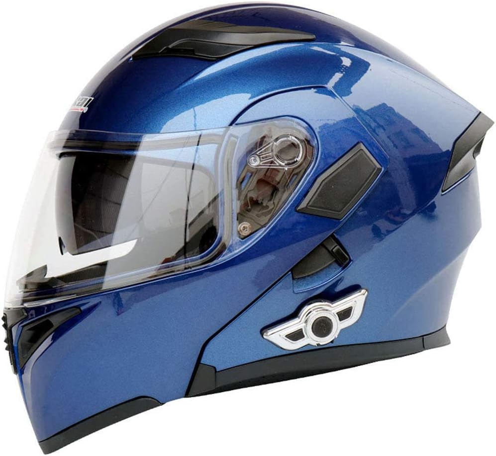 Motorcycle Bluetooth Helmet Multi-Function Flip Helmet D.O.T Certified Anti-Fog Double Mirror Automatic Answer Bluetooth Helmet