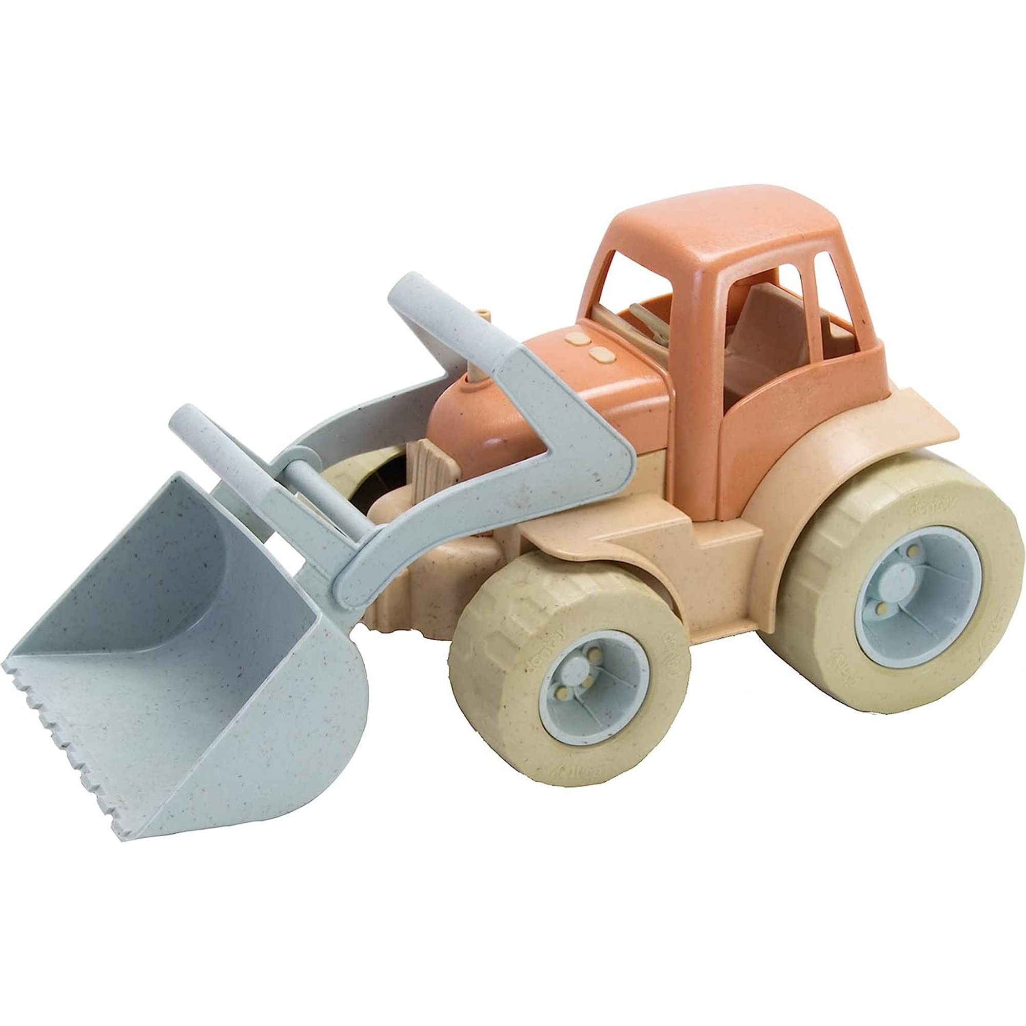 Dantoy Bio-Toy Front-Loader Tractor, Eco-conscious Toys Made from Sugarcane