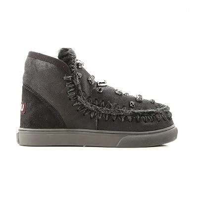 Mou Luxury Fashion Womens Ankle Boots Winter Black