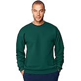 Hanes Men's Ultimate Cotton Heavyweight Crewneck Sweatshirt_Deep Forest_M