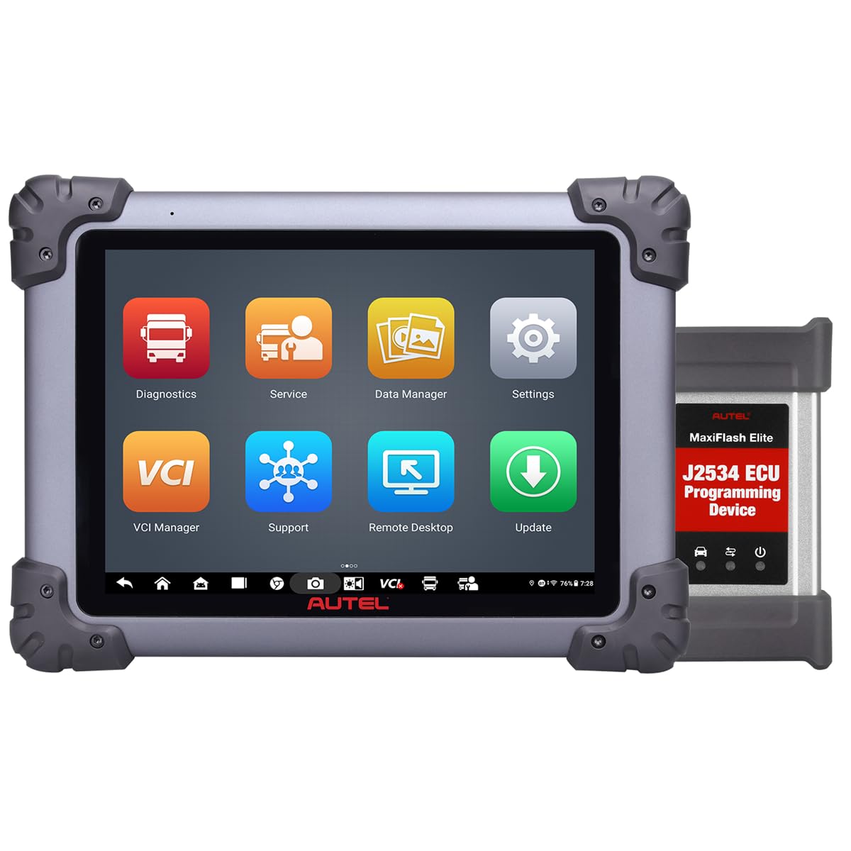 Photo 1 of **MISSING ITEMS!
SEE PHOTOS!!
LOCKED******Autel MaxiSYS MS908CVII : Commercial Vehicle Diagnostic and Service Tablet with Class 1-9 Coverage