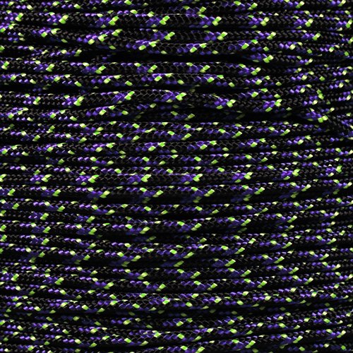 PARACORD PLANET 10, 25, 50, and 100 Foot Hanks of 425 Paracord (3mm) - Made of 100% Nylon for Tactical, Crafting, Survival, General Use, and Much More (Undead, 100 Feet)