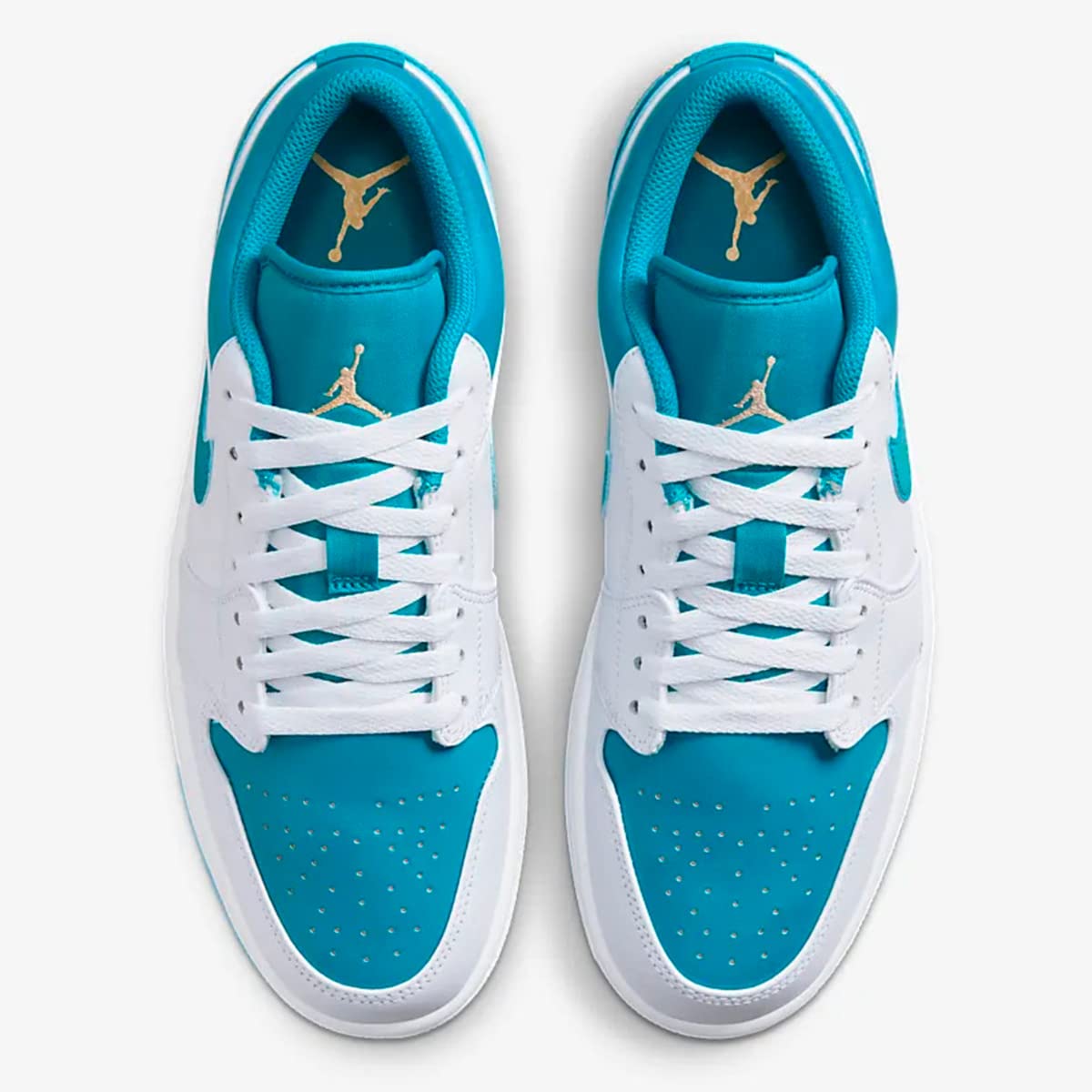 Mua Nike 553558-174 Air Jordan 1 Low, White/Aquatone/Celestial 