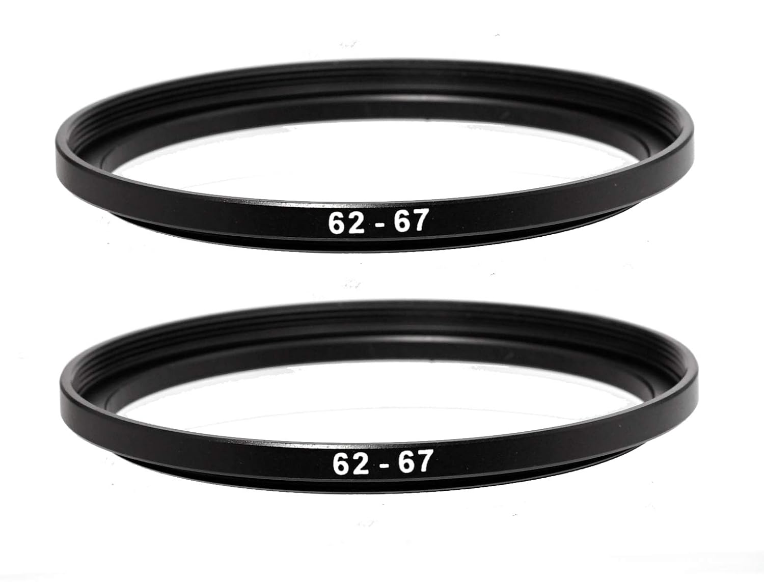  (2 Packs) 6772MM StepUp Ring Adapter, 67mm to 72mm Step Up Filter