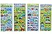 HighMount Transportation Stickers 8 Sheets with Car, Airplane, Steamship, Train, Motorcycle - PVC Transportation Stickers for Kids - 320 Stickers