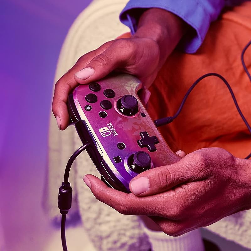 Switch Rematch cablato controller STAR SPECTRUM licenza ufficiale by Nintendo - Customizable buttons, sticks, triggers, and paddles - Ergonomic Controllers
