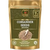 Spice Magic Coriander Seeds Whole, Cilantro Seed, Pickling & Curry, 7 oz | Lemony Whole Dhania For Tadka, Brines, Rubs & Home