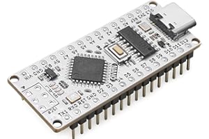 Kidsrobot Nano ATmega328P / CH340G Board, USB Type-C, Compatible with Arduino Nano 3.0, Pre-Soldered Headers