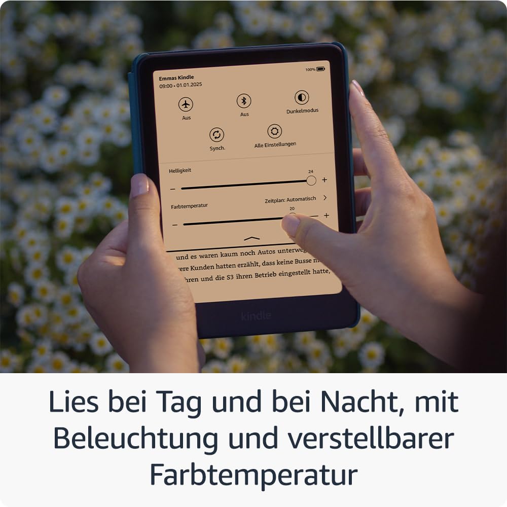 Zertifiziert und generalüberholt Amazon Kindle Paperwhite (16 GB) – Unser schnellster Kindle, mit neuem 7-Zoll-Display und wochenlanger Akkulaufzeit – mit Werbung – schwarz