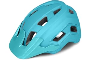 OUWOR Bike Helmet for Adult & Youth, Lightweight MTB Helmet with Adjustable Visor for Mountain/Road Cycling, 2 Sizes for Men Women Boys Girls